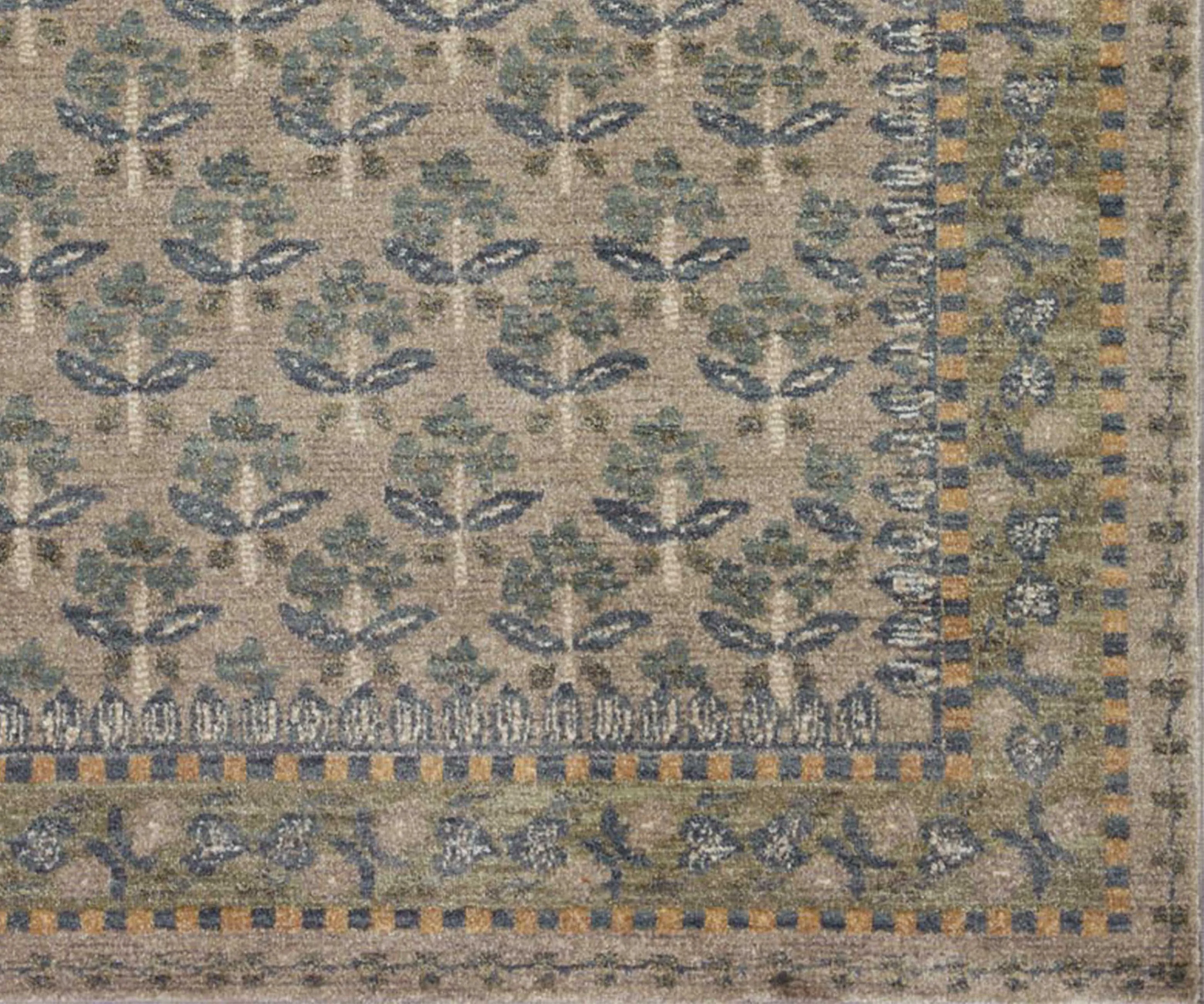Fiore Forte Power-Loomed Rug - Grey