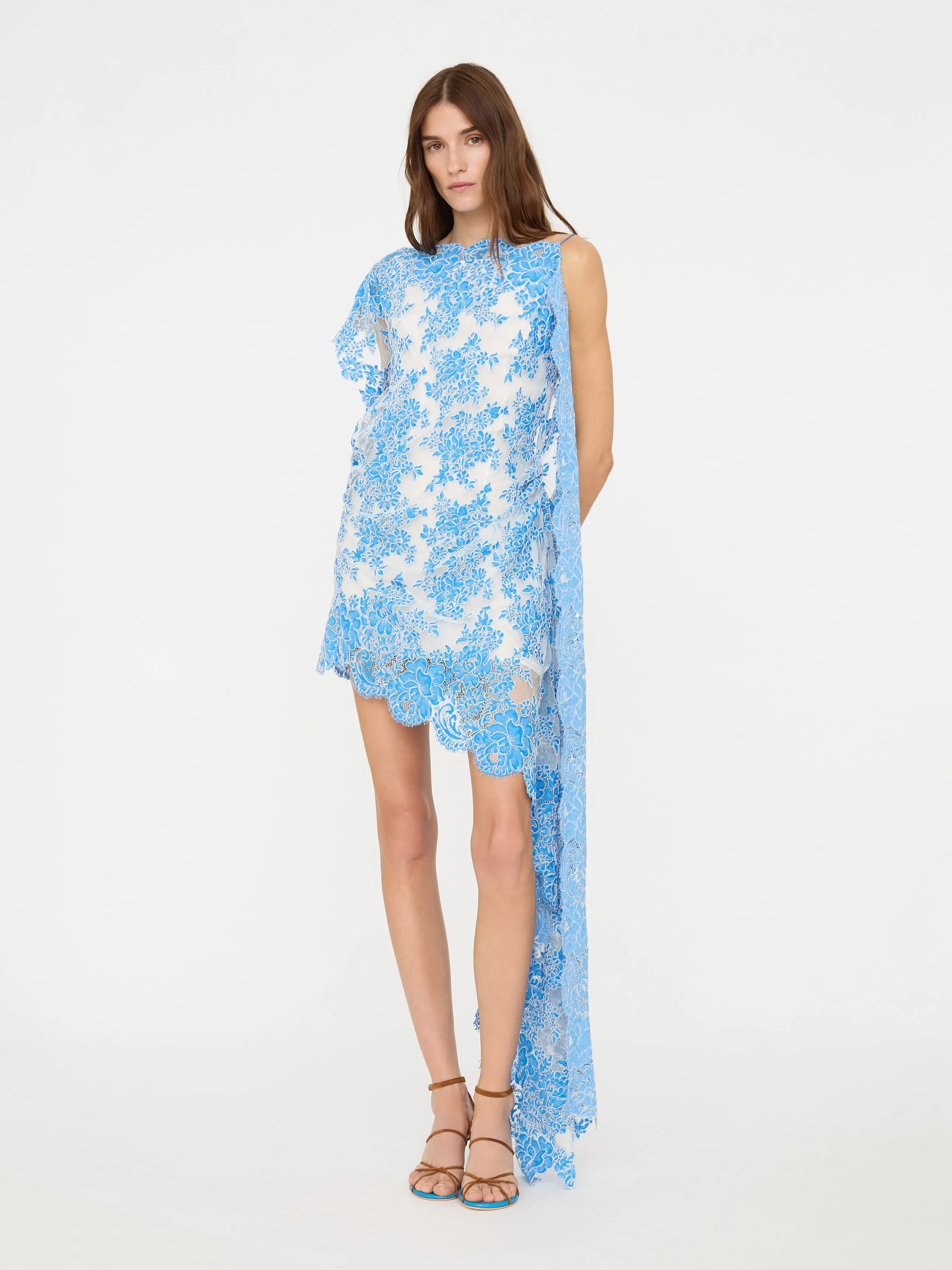 Floating Lace Mini Dress