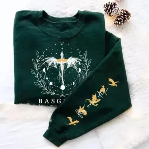 Fourth Wing Basgiath War College Dragon Women's Crewneck Pullover Sweatshirt