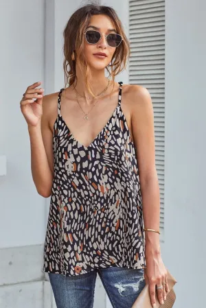 Hannah Racerback Tank Top - Neutral Multi