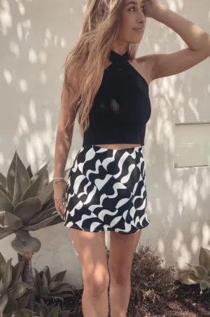 Harper Abstract Mini Skirt