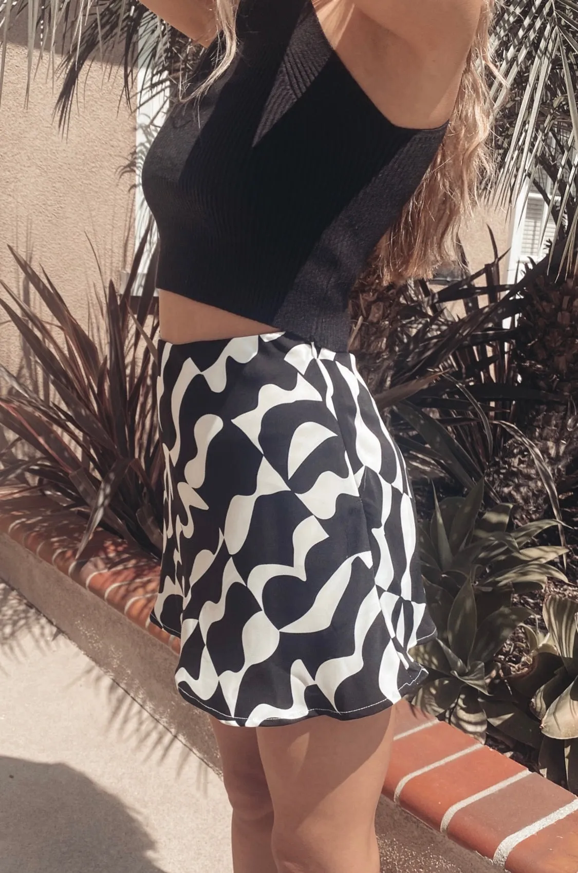 Harper Abstract Mini Skirt