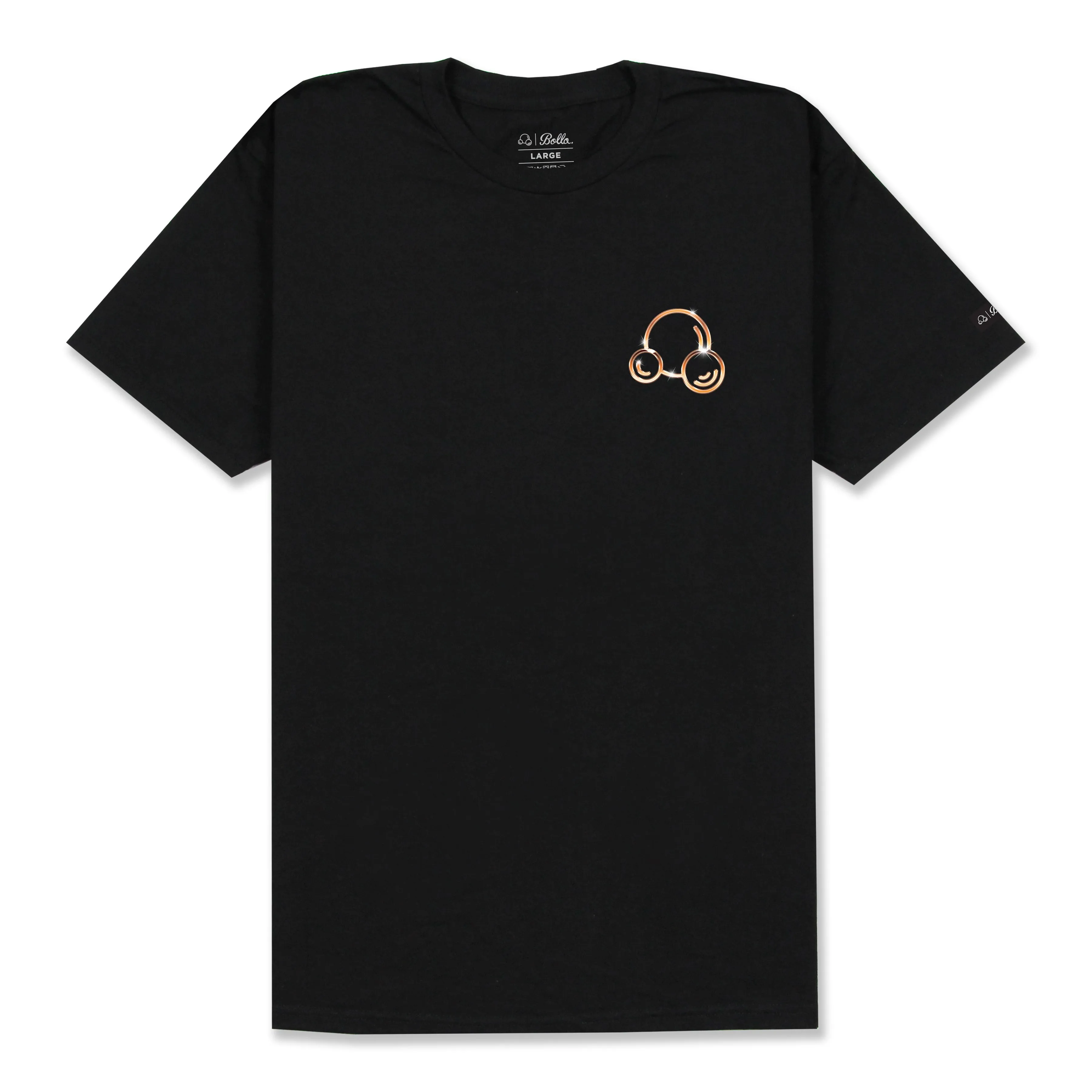 INSIGNIA CHROME T-SHIRT - BLACK