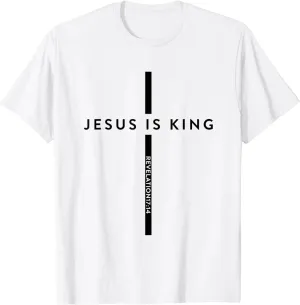 Jesus Is King T-Shirt - Christian Streetwear | Faith-Based Apparel for Men & Women