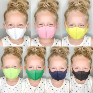 Kids Silver Fabric Mask