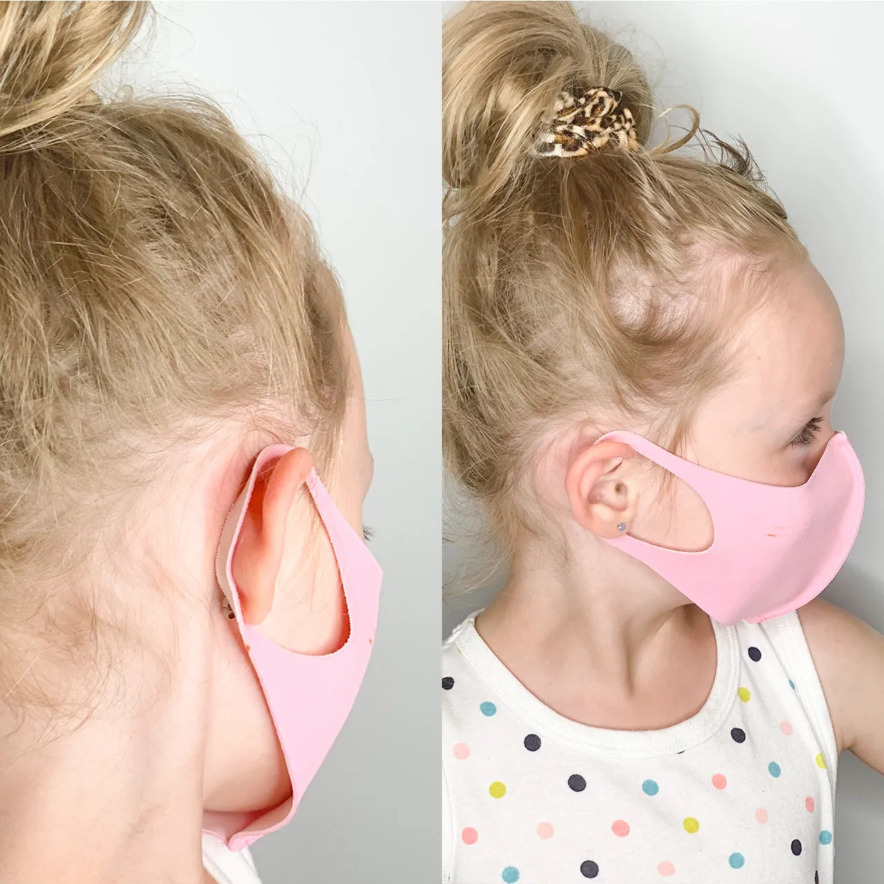 Kids Silver Fabric Mask