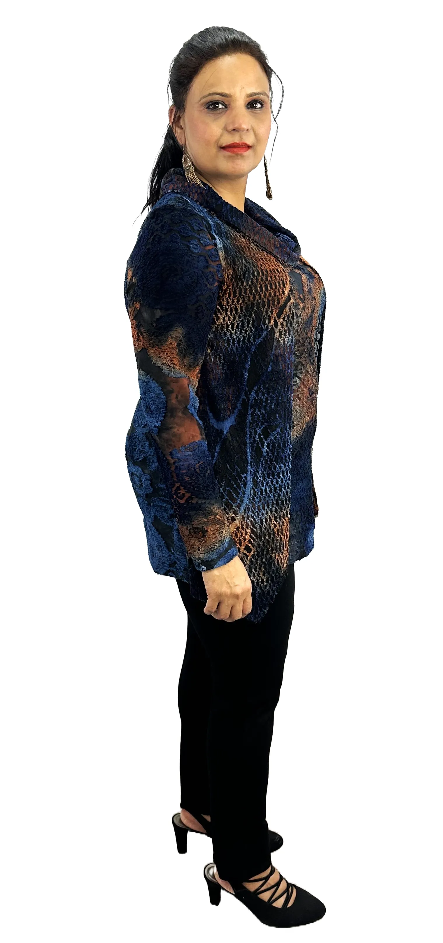 Knitted Cowl Fooler Tunic
