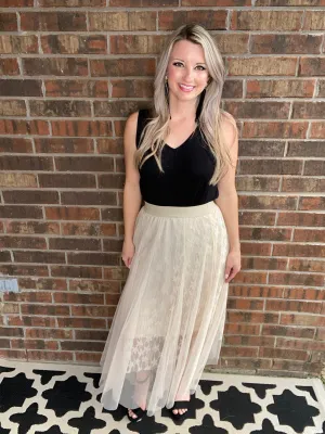 Layered In Lace Skirt