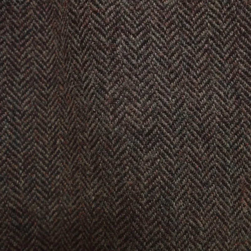 layered lace / tweed skirt