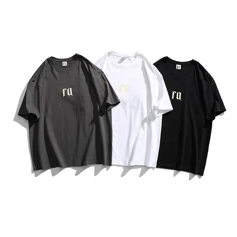 Men T-Shirt Summer Men's Printed T-shirt Casual Retro