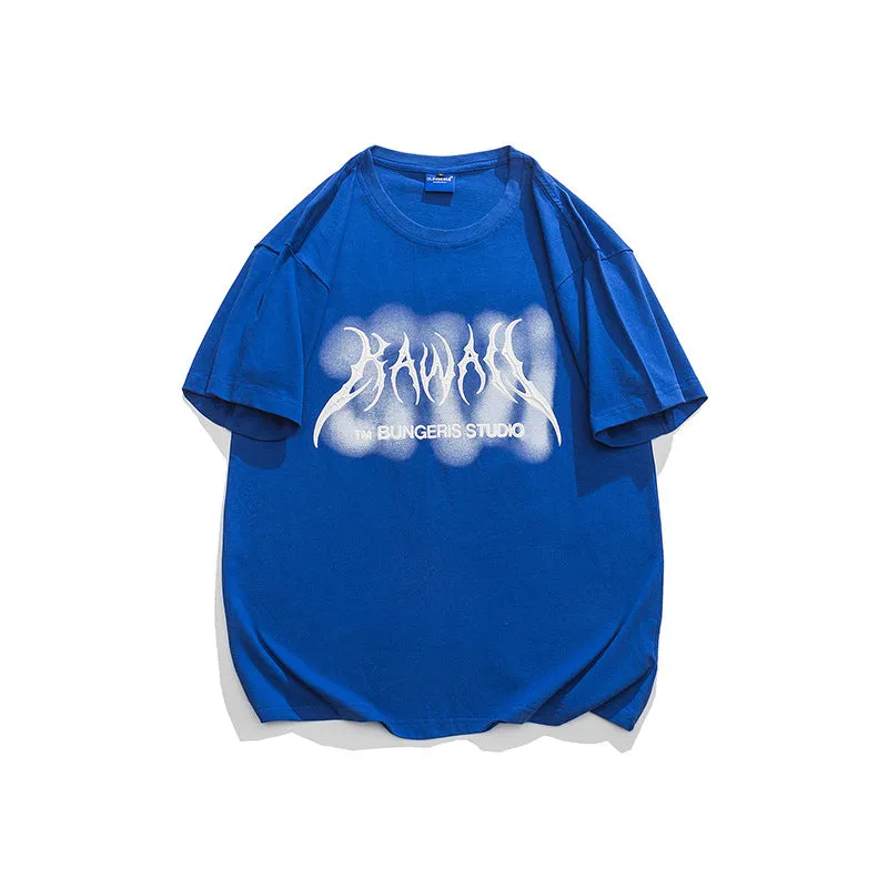 Men T-Shirt Summer round Neck T-shirt Short Sleeve