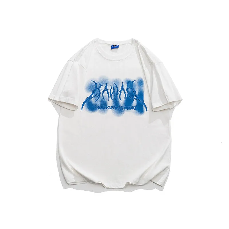 Men T-Shirt Summer round Neck T-shirt Short Sleeve