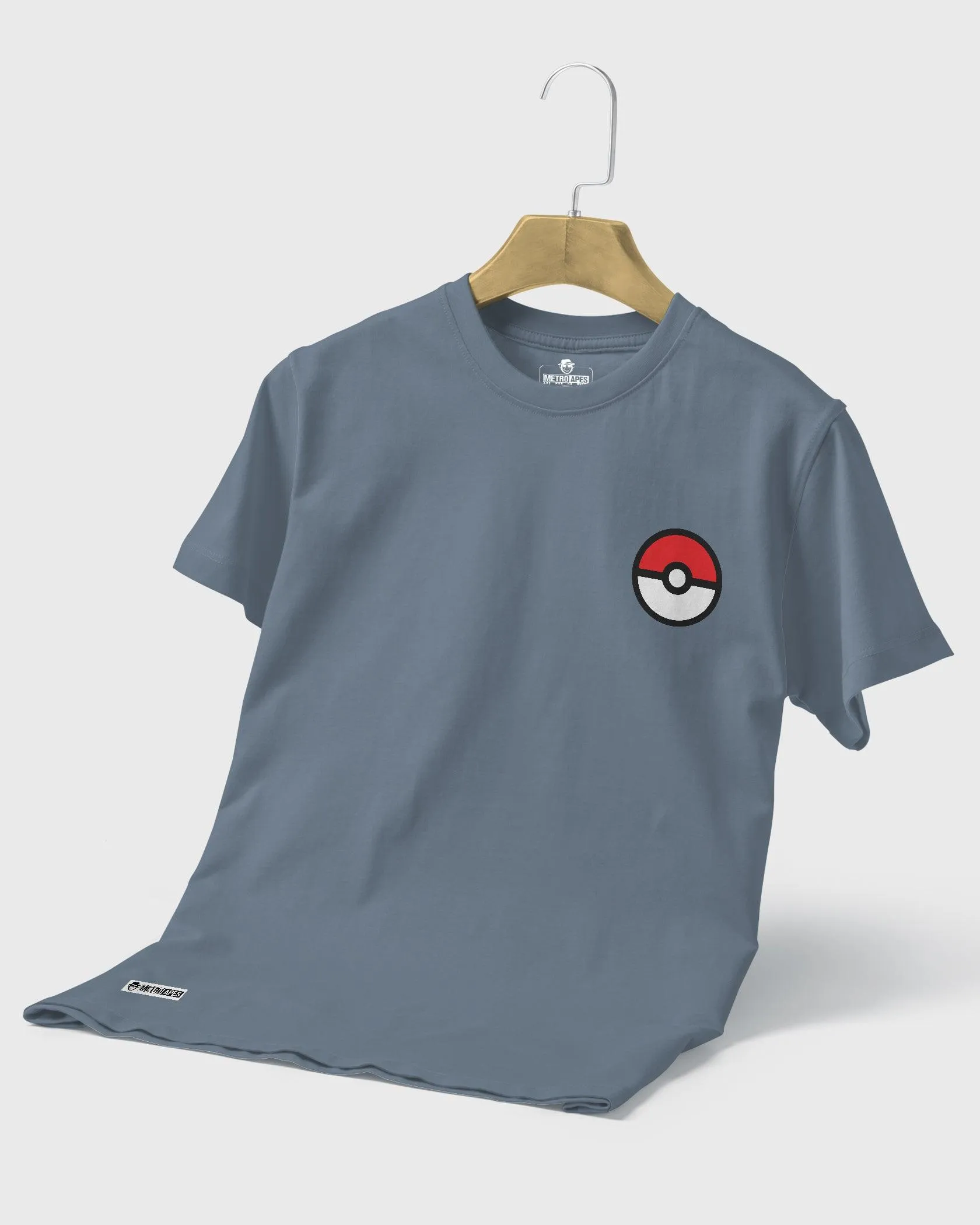 Mens Regular Tshirt Cartoon Pokemon Pikachu