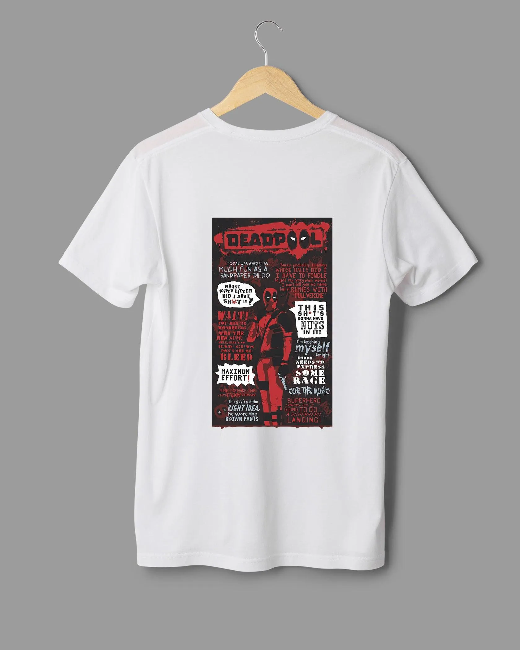 Mens Regular Tshirt Movies & Series Deadpool Thisshits