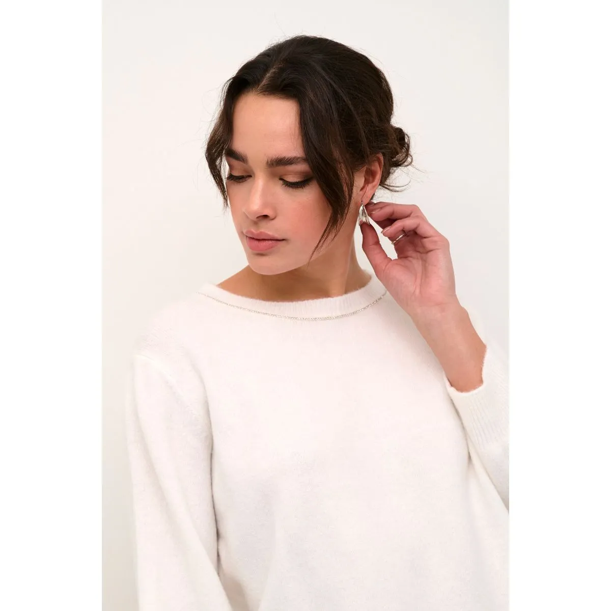 Meridith Pullover Chalk CC