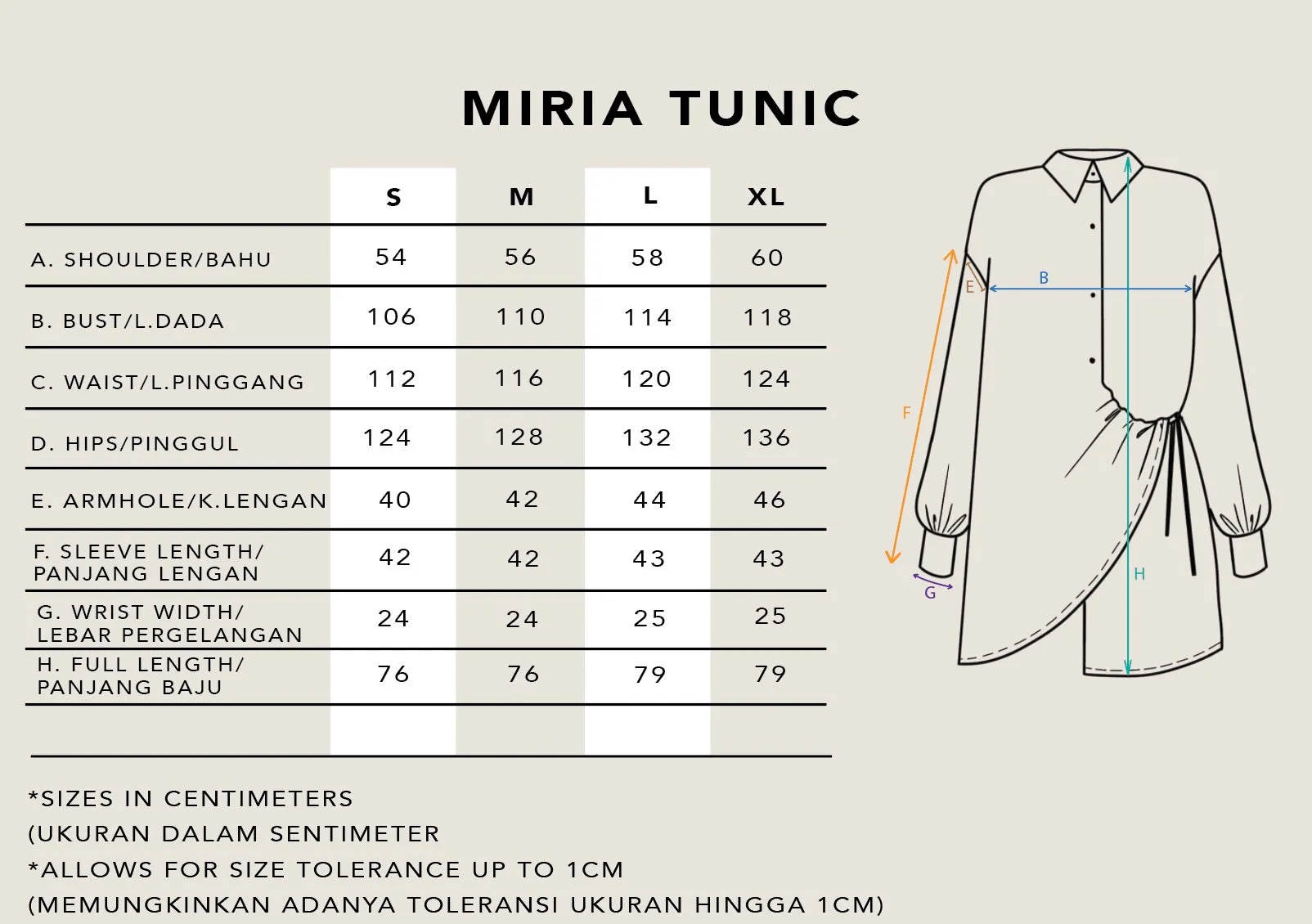 MIRIA TUNIC CANDY CANE
