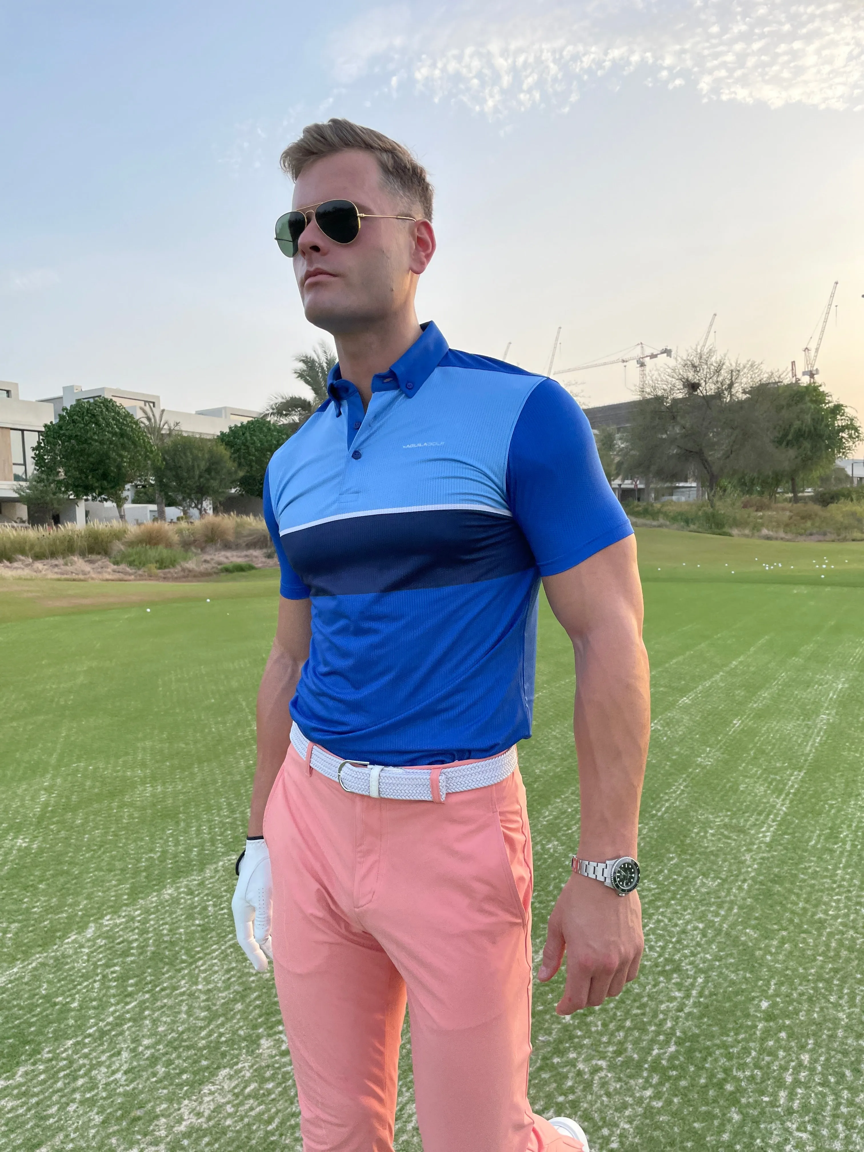 Moderno Midgard Navy Men’s Golf Polo