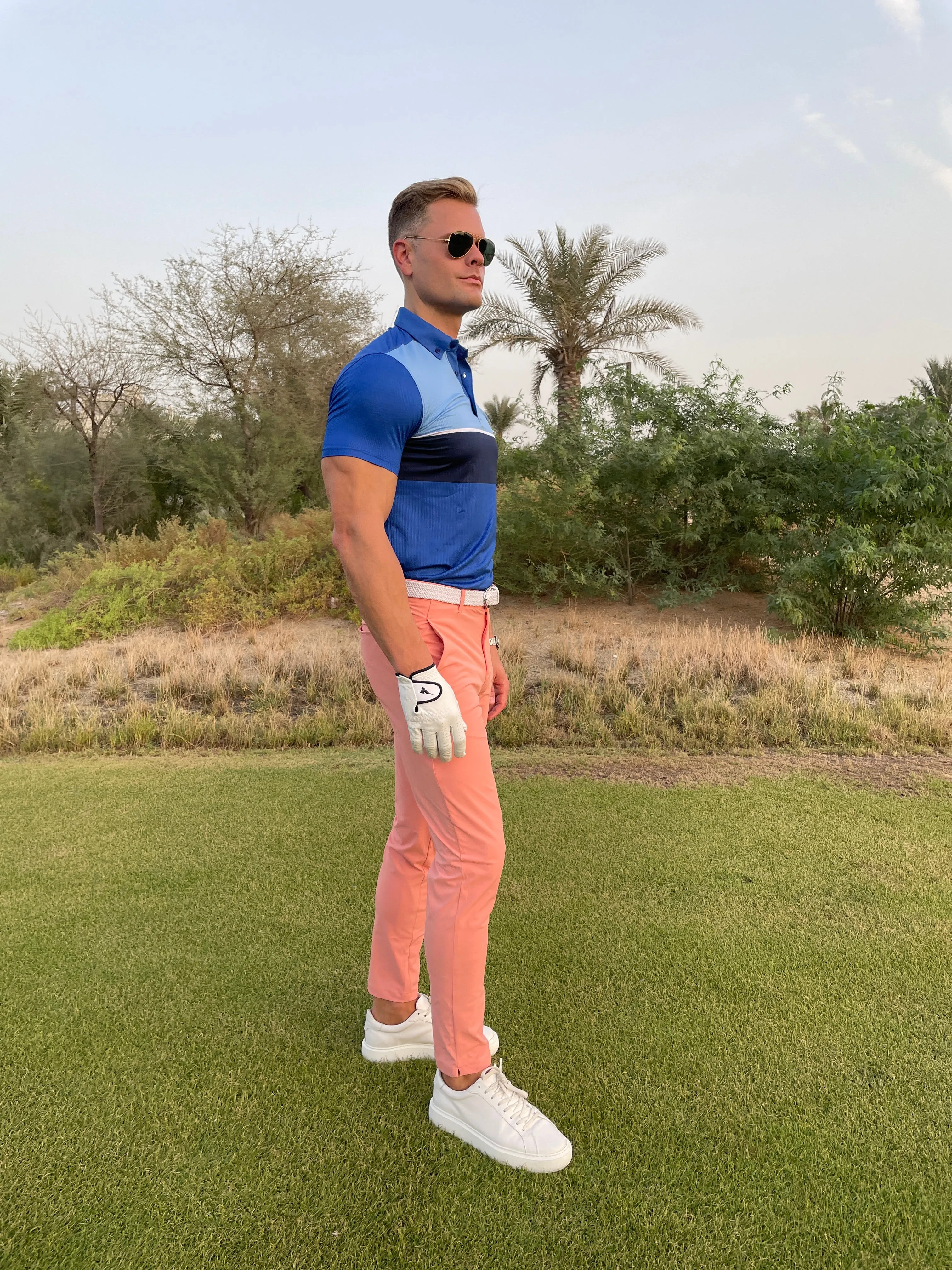 Moderno Midgard Navy Men’s Golf Polo