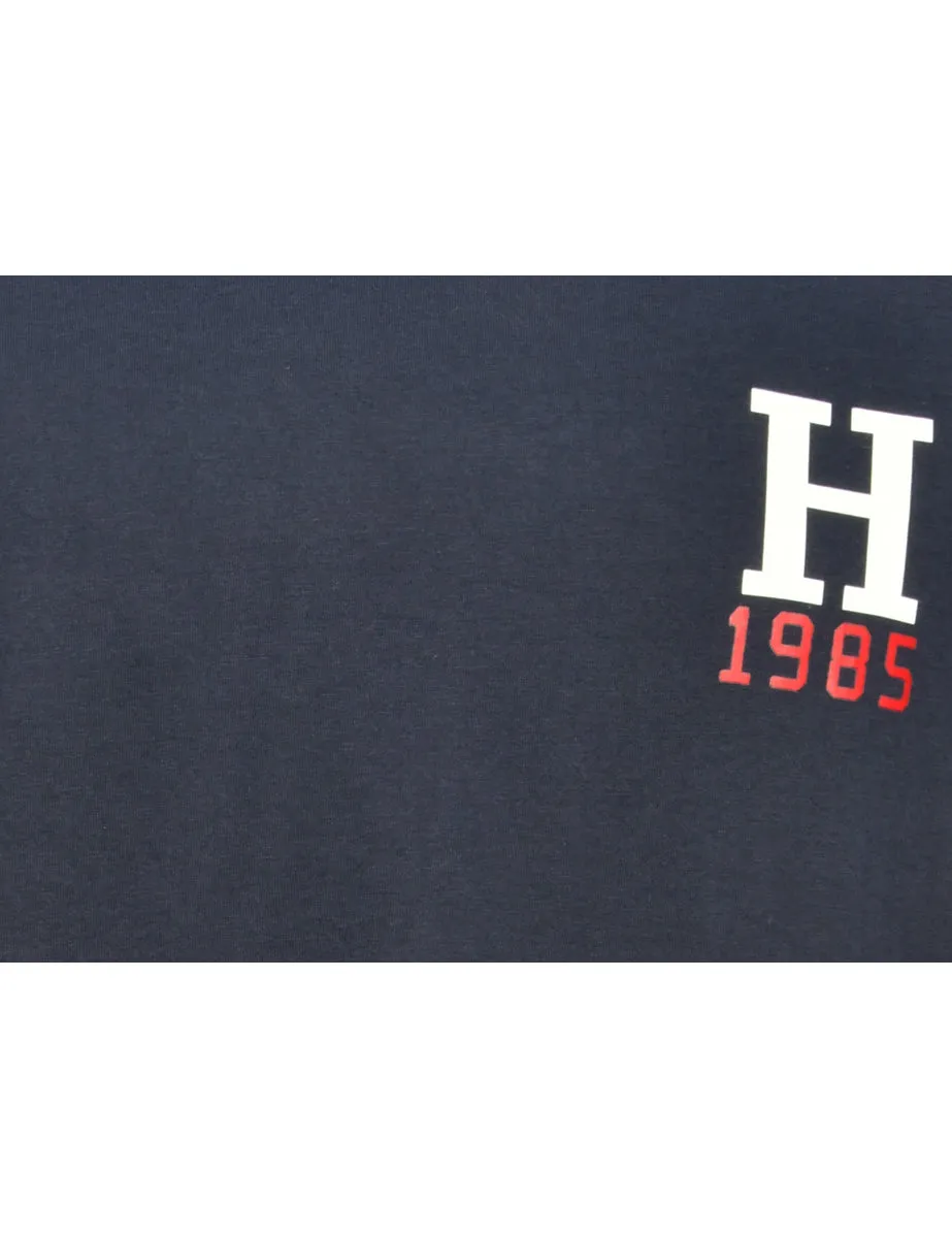 Navy Tommy Hilfiger Printed T-shirt - M