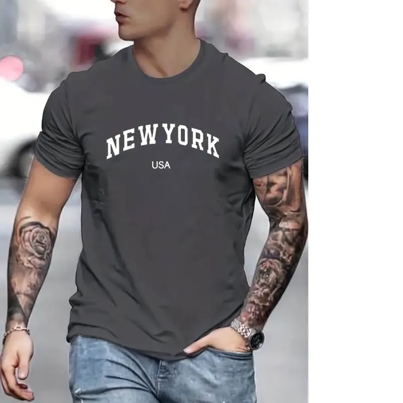 New York Men's Cotton T-Shirt