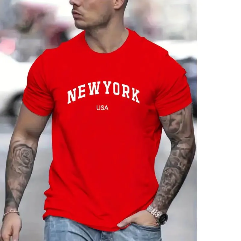 New York Men's Cotton T-Shirt
