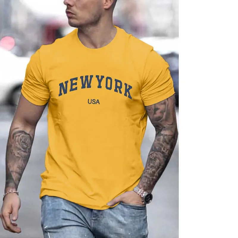 New York Men's Cotton T-Shirt