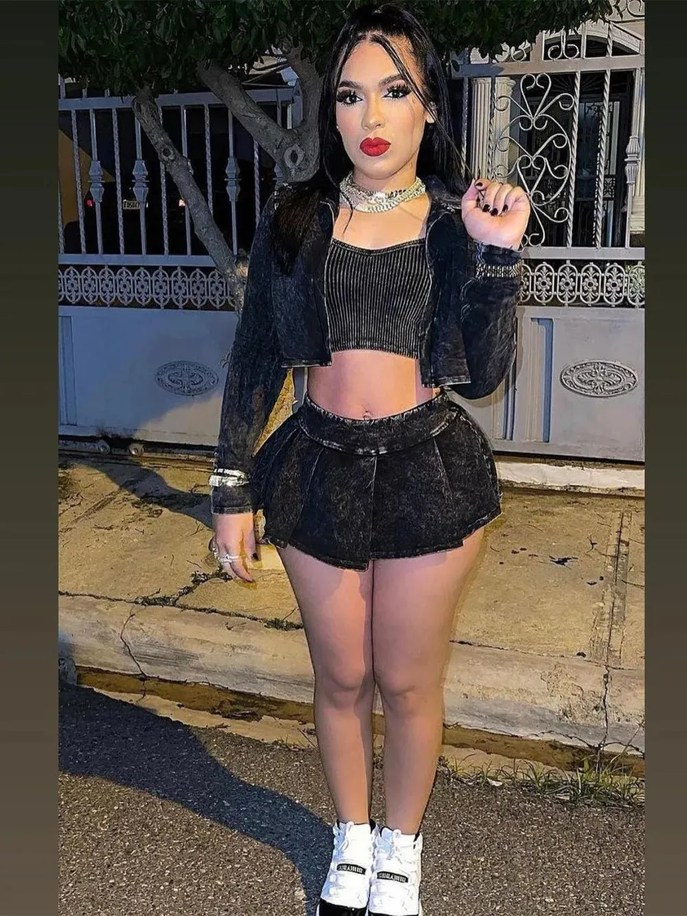 No Truth Is A Lie Skirt Set