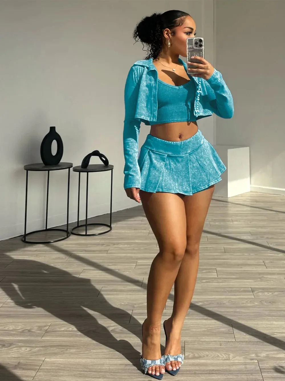 No Truth Is A Lie Skirt Set