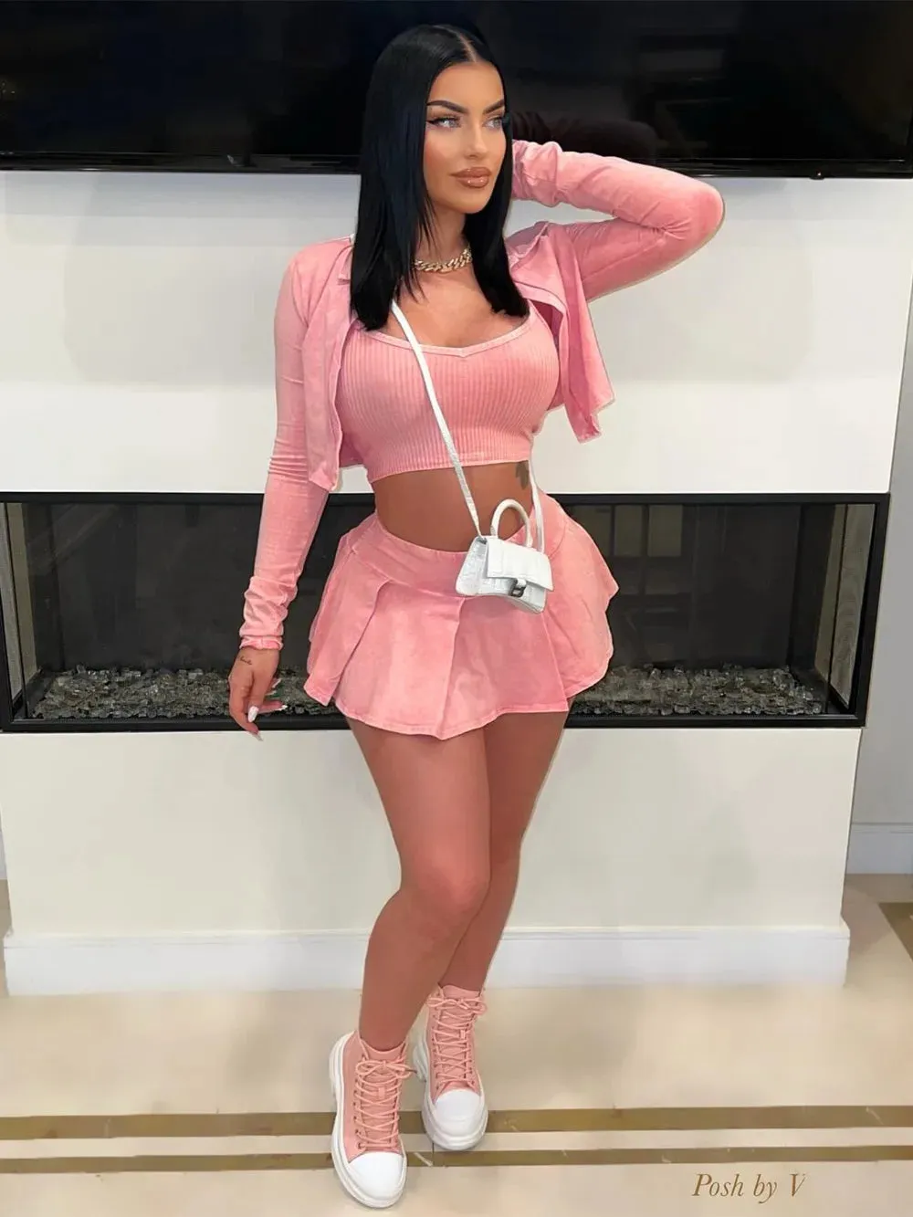 No Truth Is A Lie Skirt Set