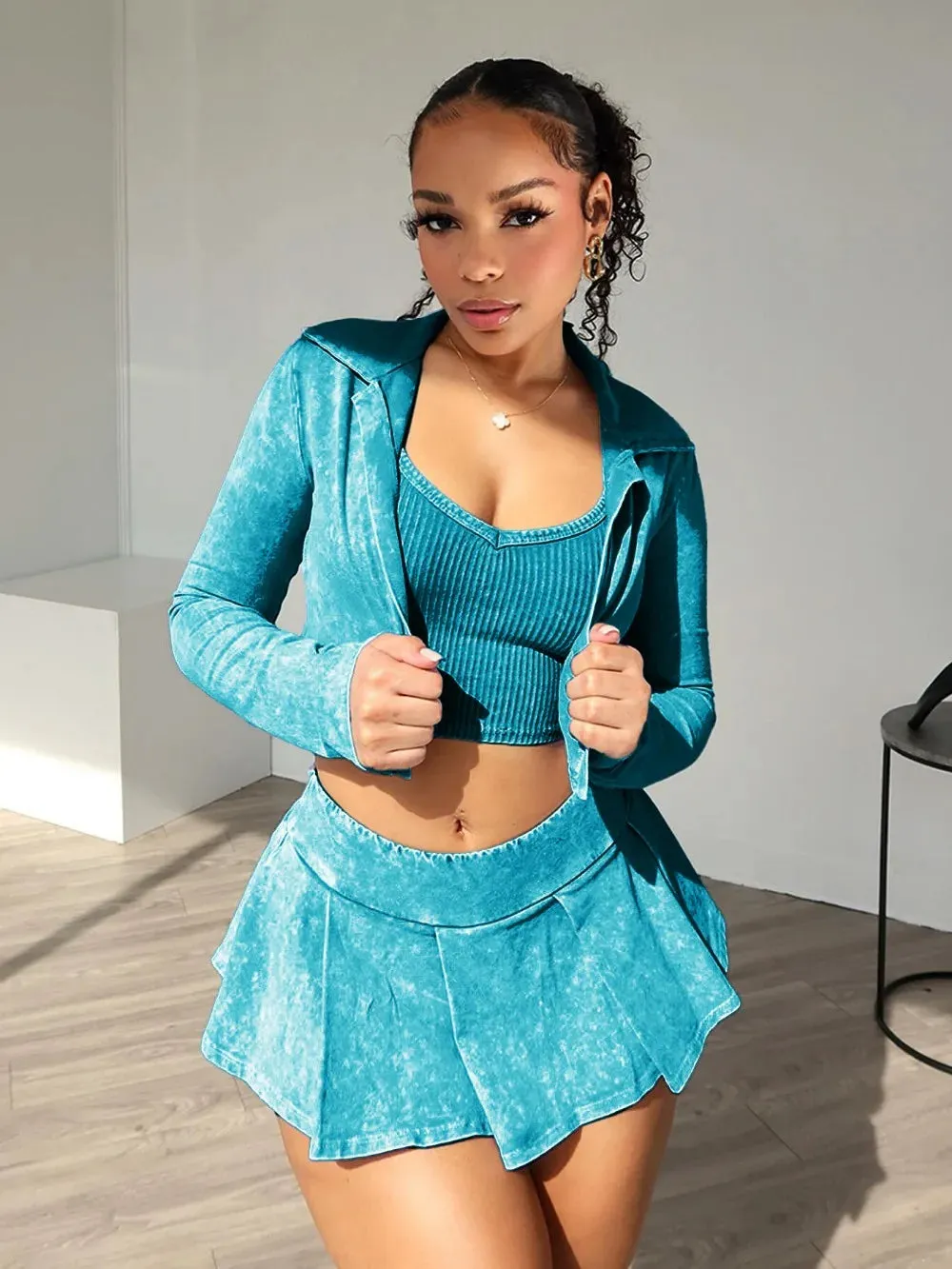 No Truth Is A Lie Skirt Set