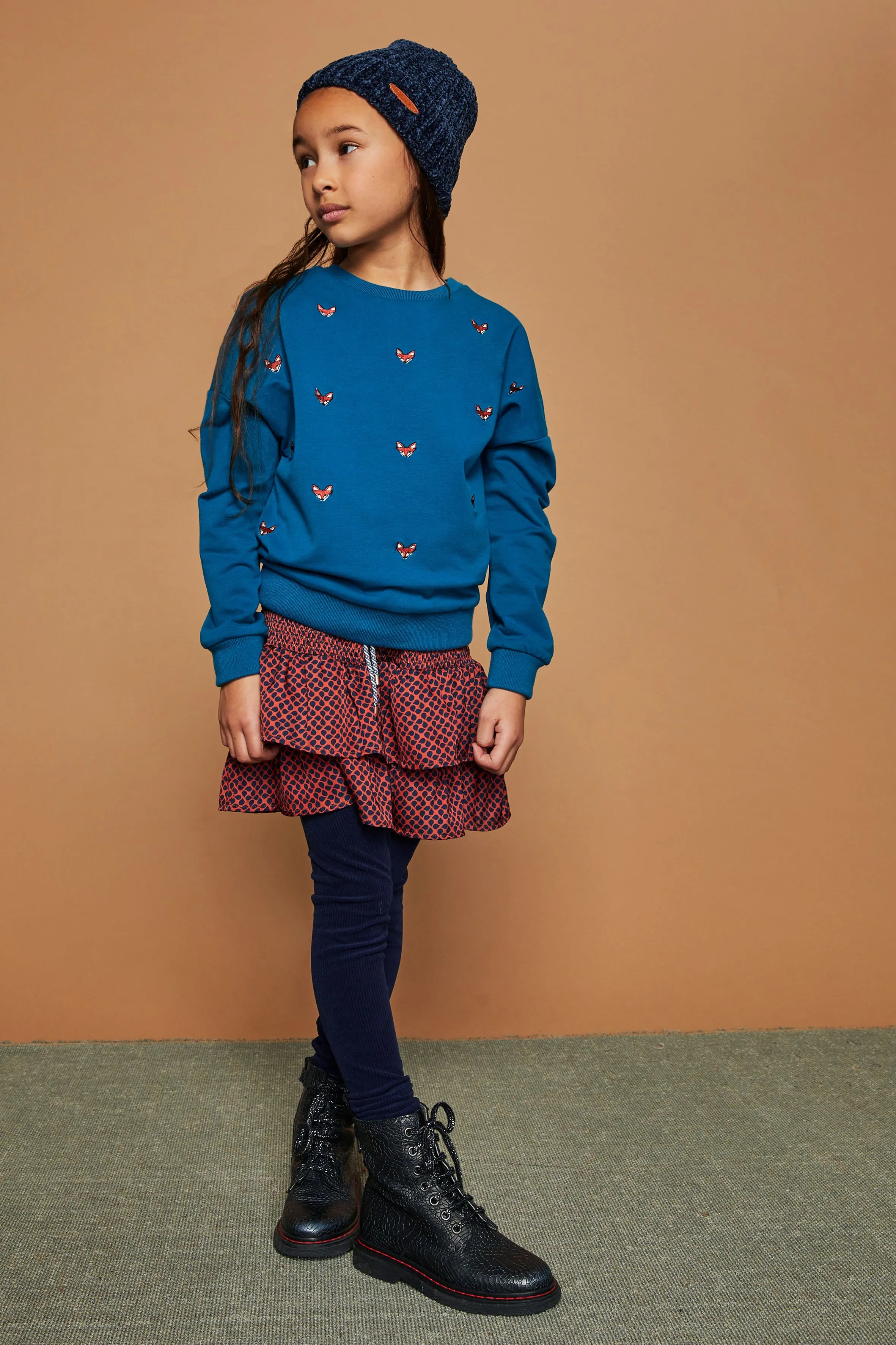 NoNo Norah 2 layered skirt smocked waist