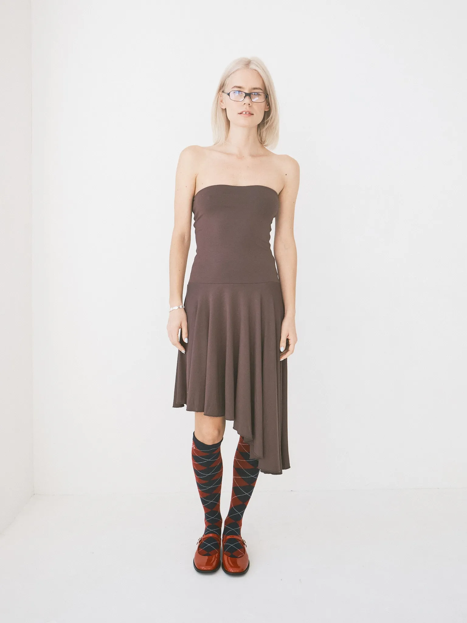Nossa Dress - Hickory Brown