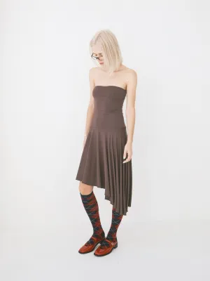 Nossa Dress - Hickory Brown