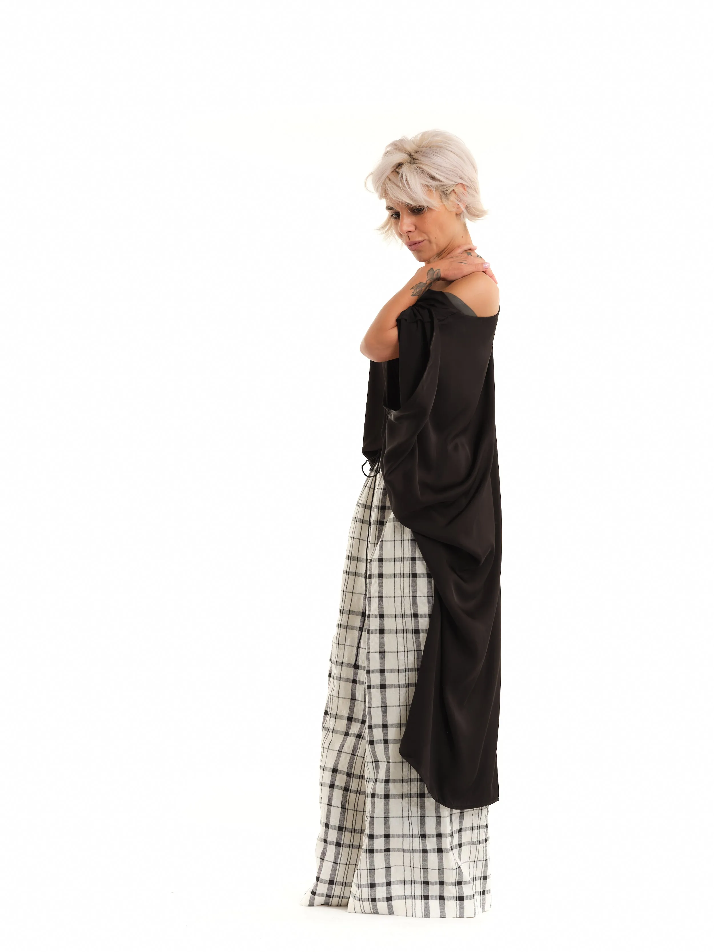 Off-The-Shoulder Maxi Tunic