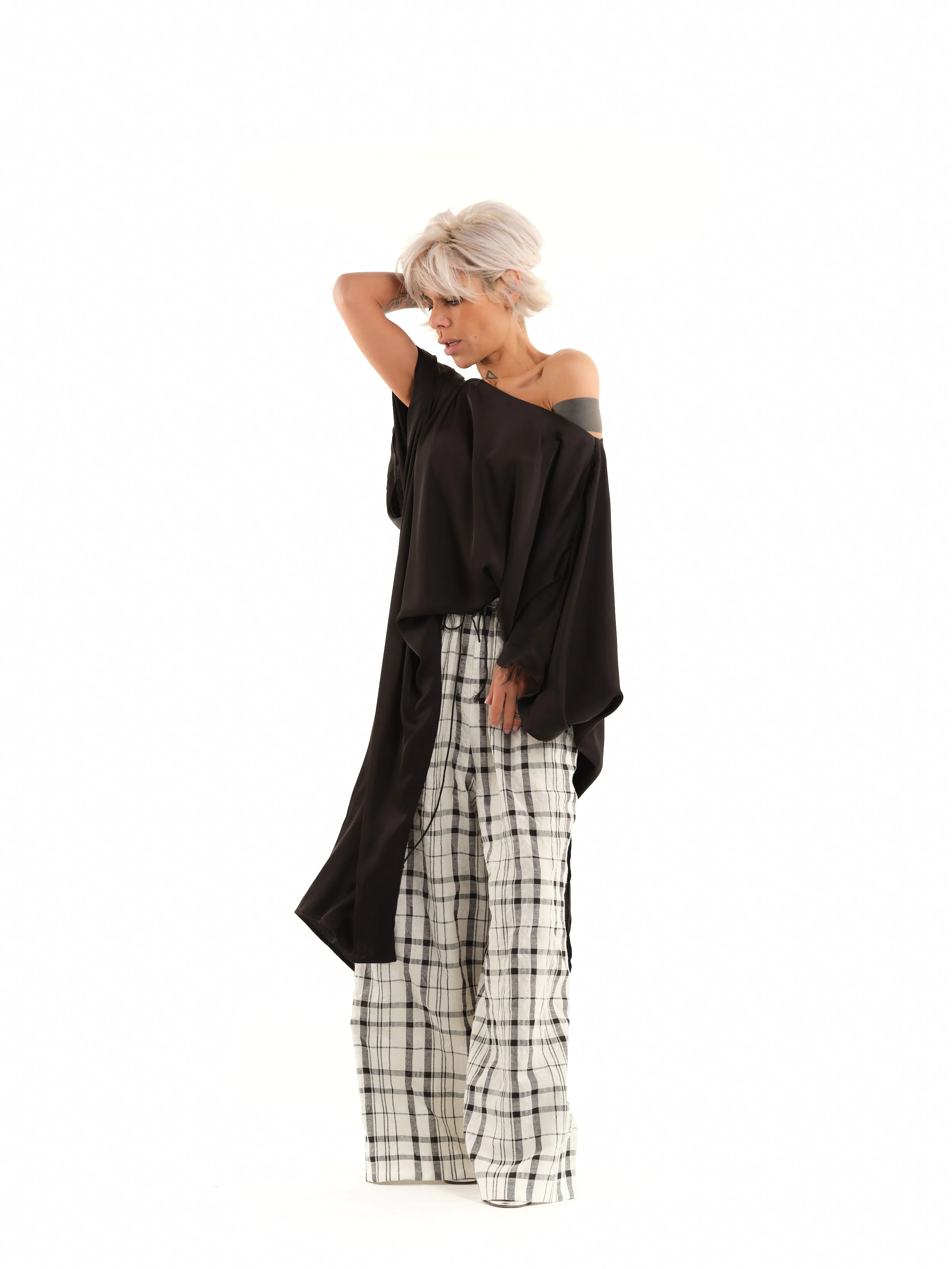 Off-The-Shoulder Maxi Tunic