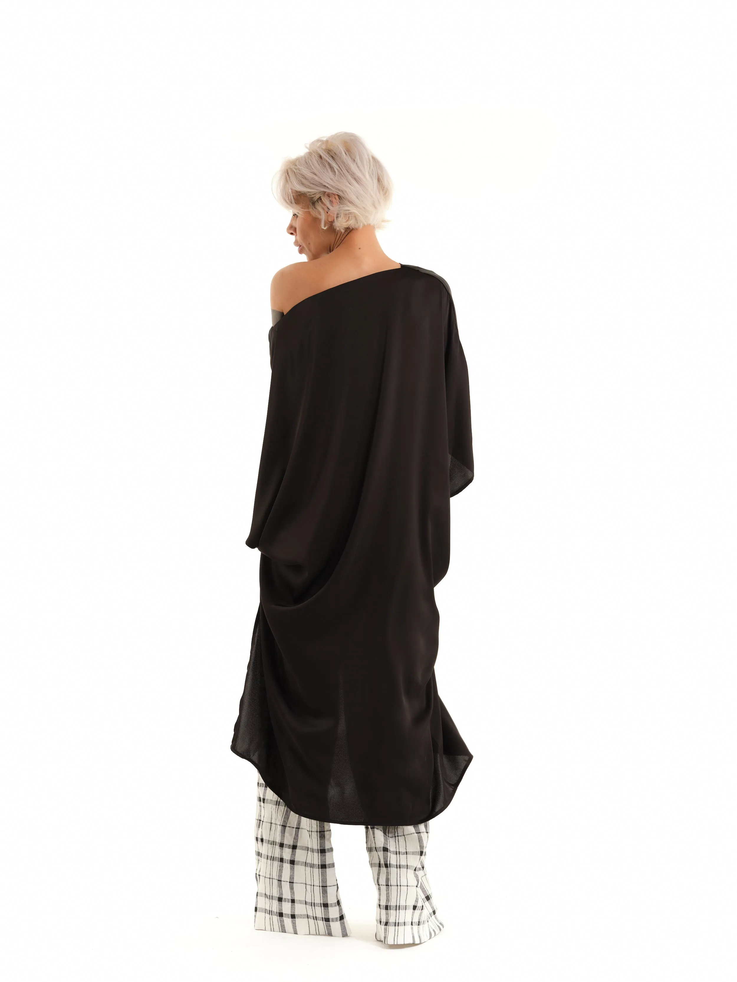 Off-The-Shoulder Maxi Tunic