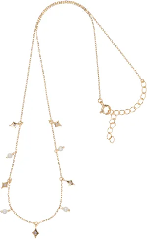 Pearl and Iolite Necklace