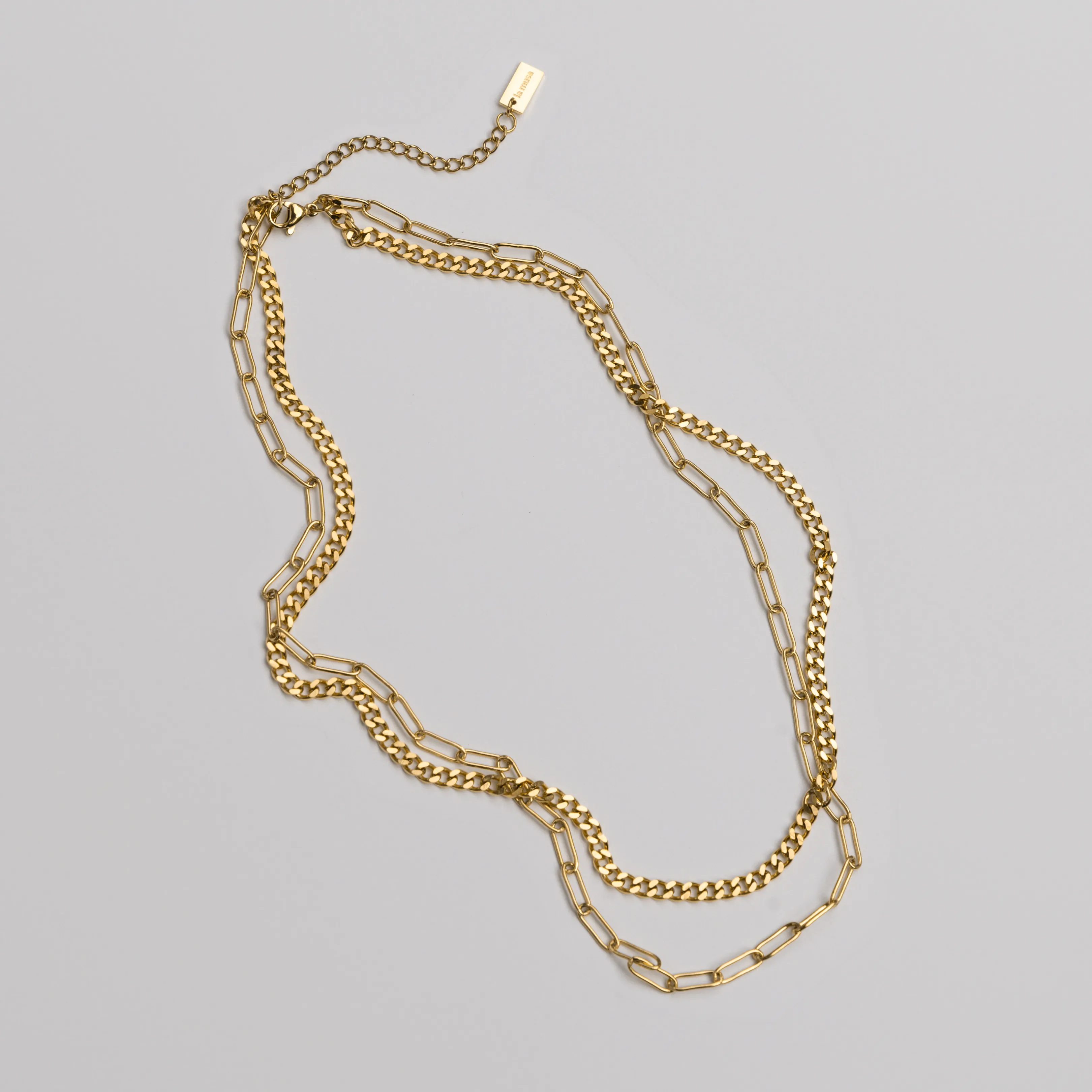 Perfect Pair Necklace - Gold