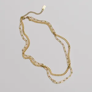 Perfect Pair Necklace - Gold