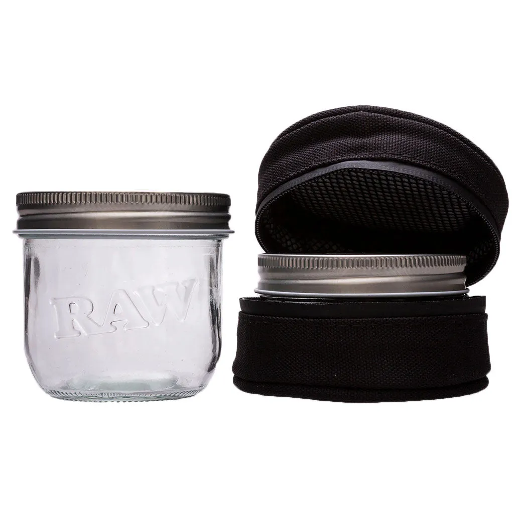 RAW - Smell Proof Cozy & Glass Jar
