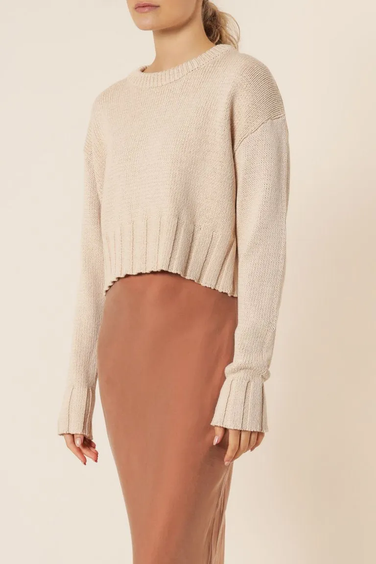 Rory Knit Jumper- Almond