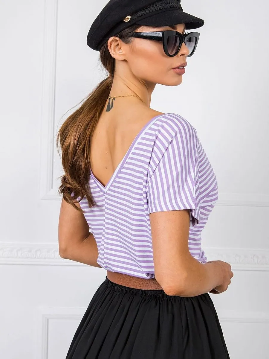 Rue Paris WMN Pur Striped T-Shirt