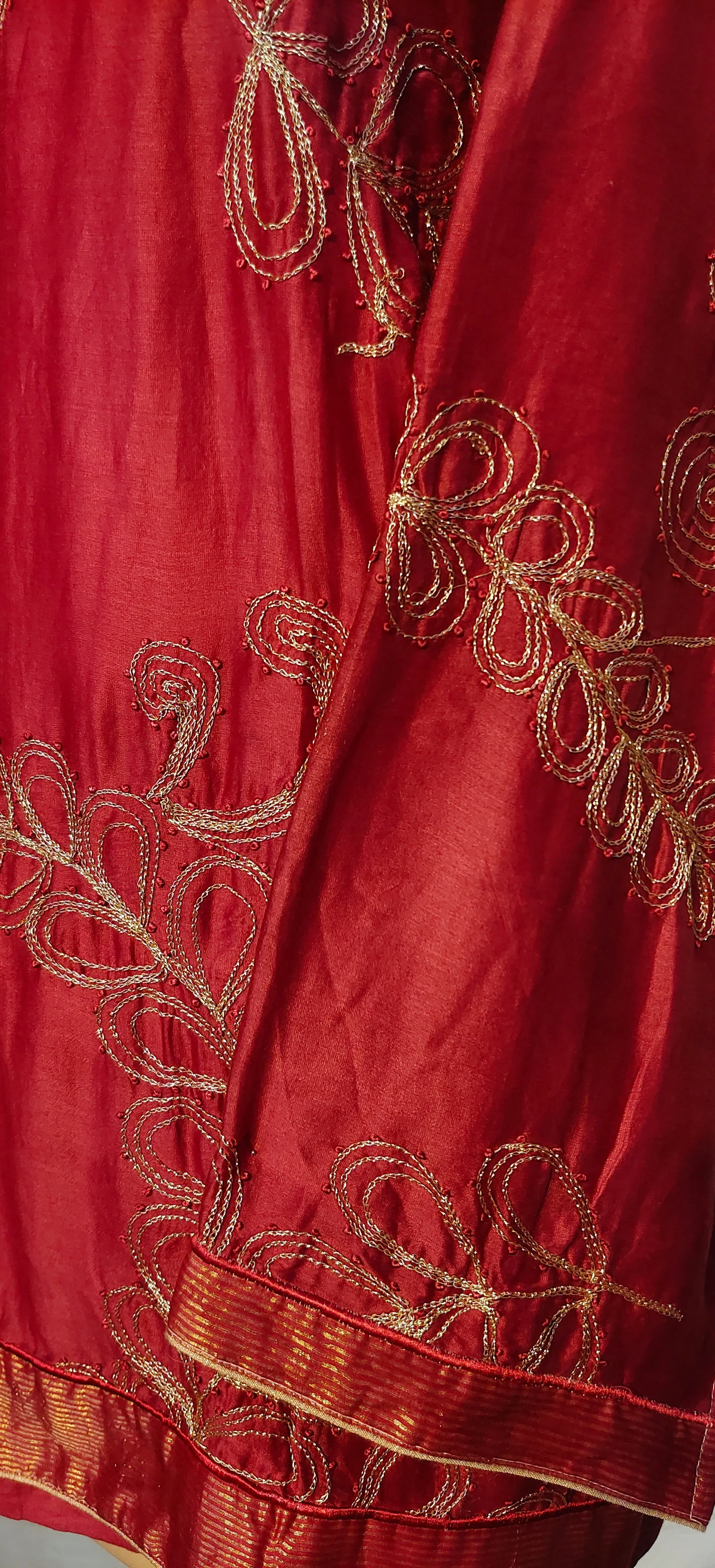 Semistitched  ambroiderd Short Tunic