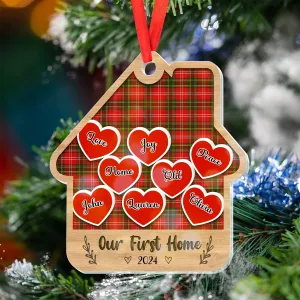 Shaker Ornament Our First Home
