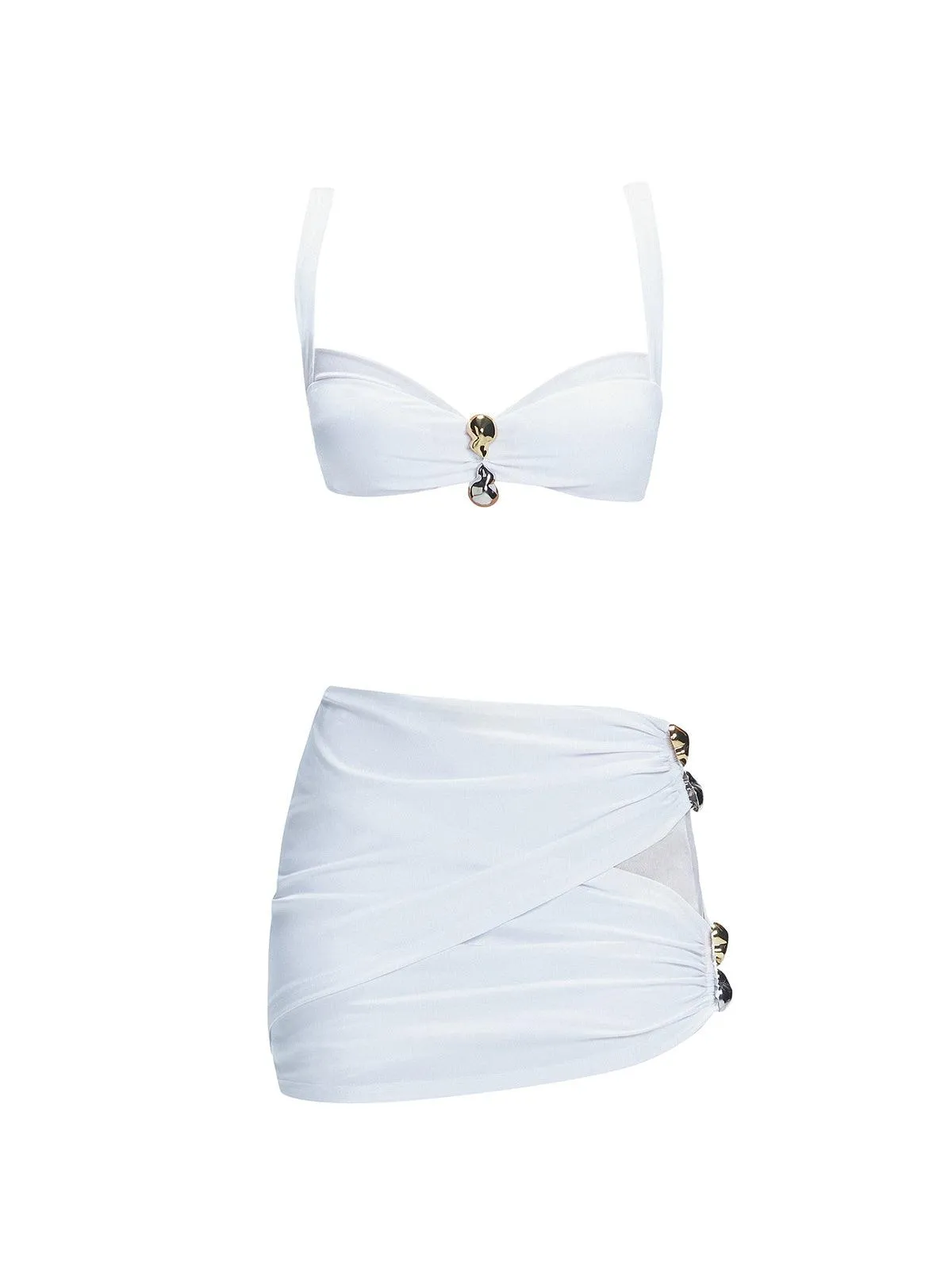 Siena White Skirt
