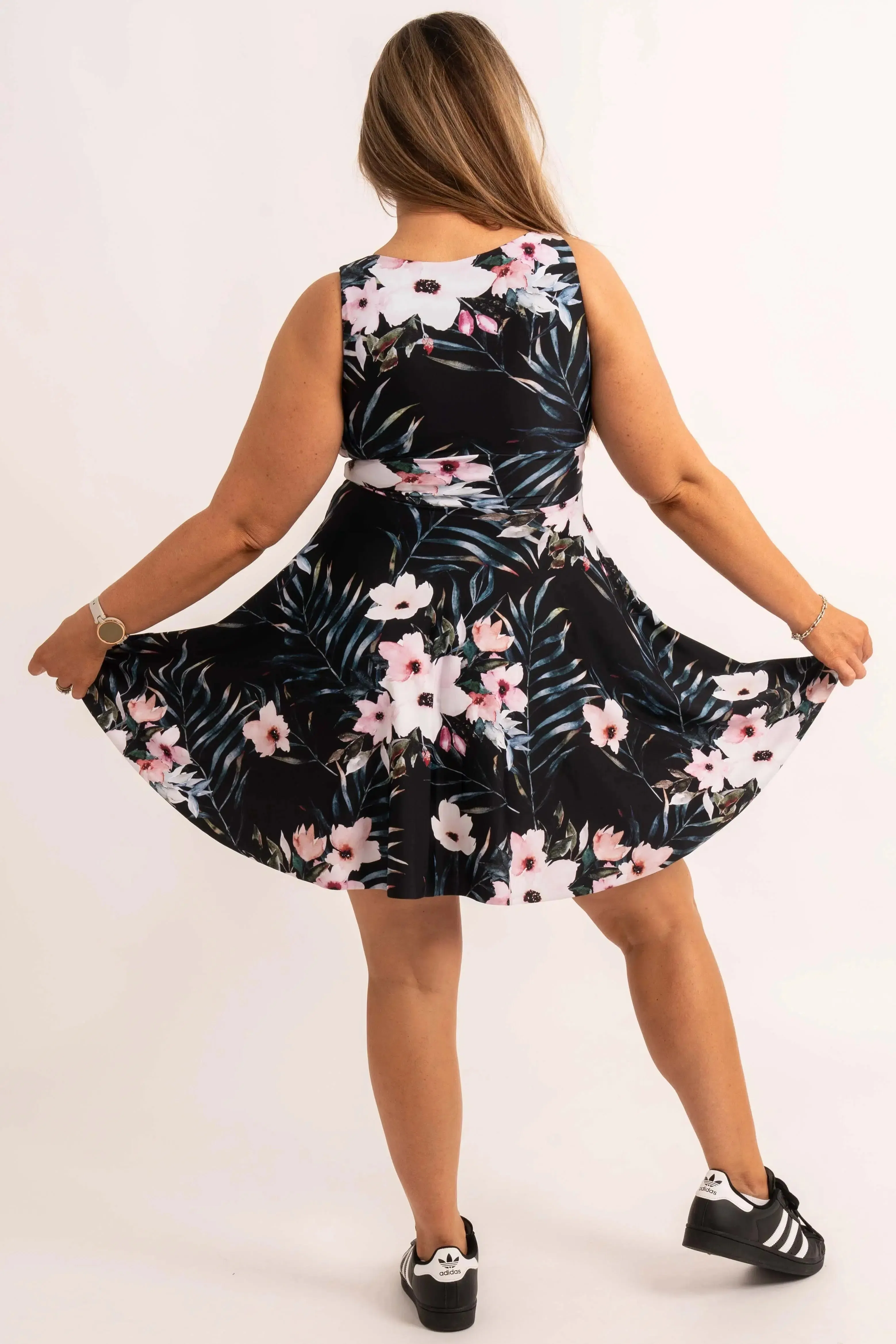 Silky Reversible Comfort Crop Mini Dress - Exotic At Heart