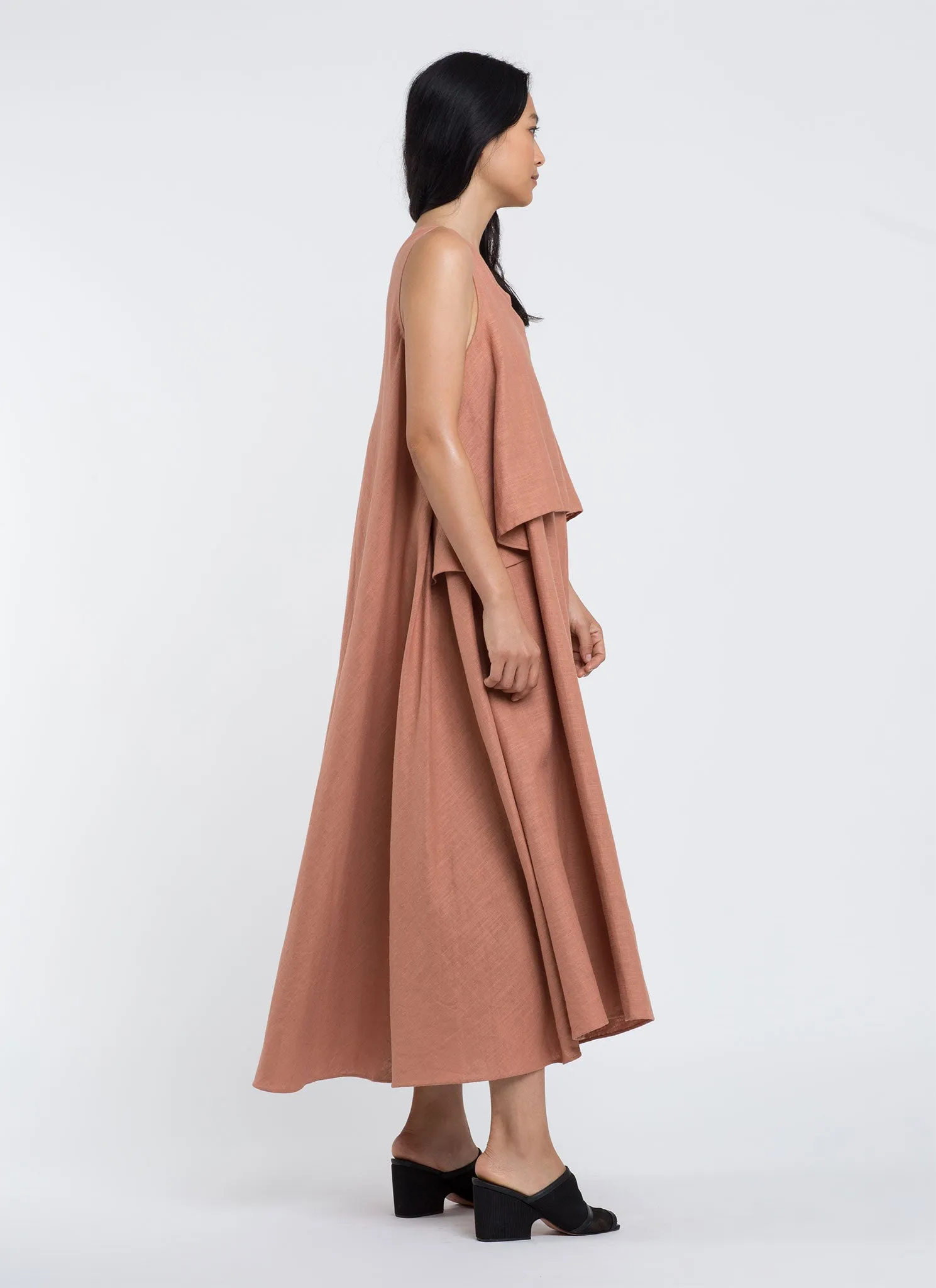 Sophora Layered Onesie - Clay