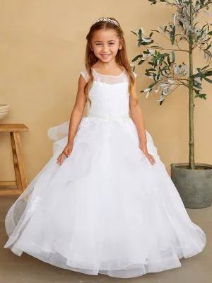 TK5850 White Dress (2-16 yrs)