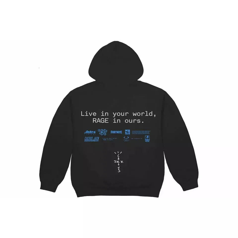 Travis Scott The Scotts World Hoodie Black