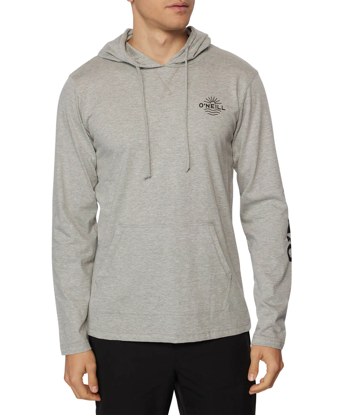 TRVLR Holm Snap Pullover Hoodie - Heather Grey
